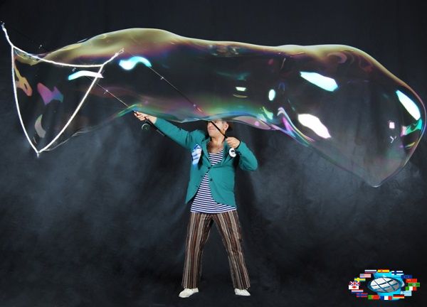 Шоу мыльных пузырей